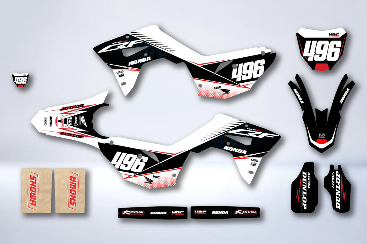 Dekor-Kit HONDA CRF 450 2017-2020 CRF 250 2018-2021 - HELZEN