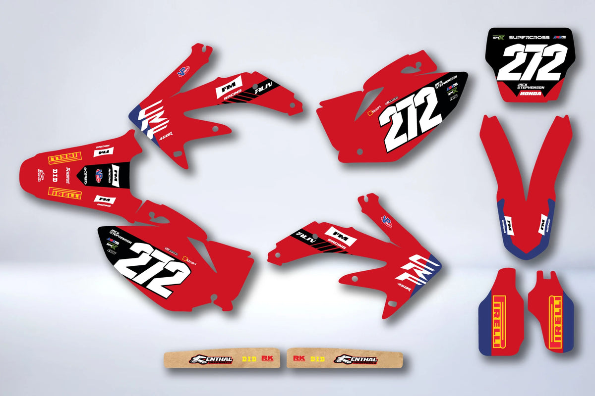 Dekor-Kit HONDA CRF 450 2005-2008 - YANSAR