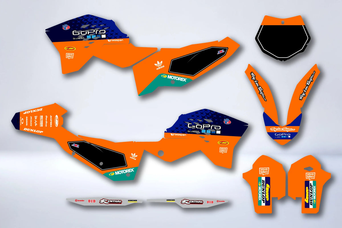 Kit de adhesivos KTM EXC EXC-F SX SX-F 2007-2011 - PROTAN