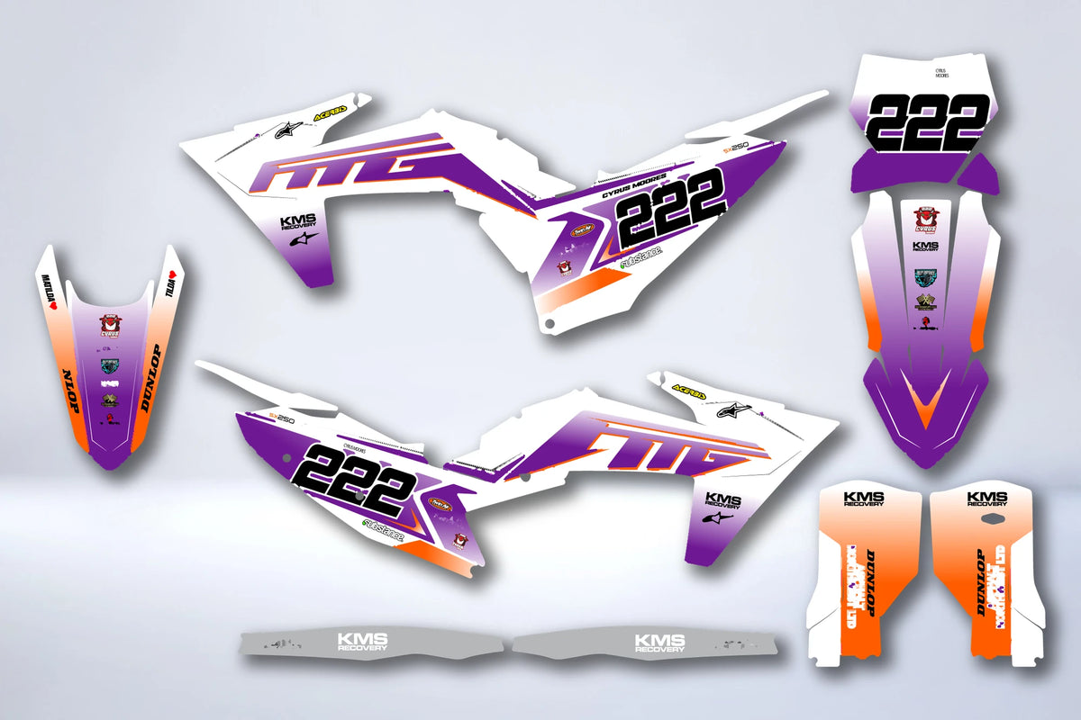 Kit Déco KTM EXC EXC-F SX SX-F 2023-2025 - ZAKXIS