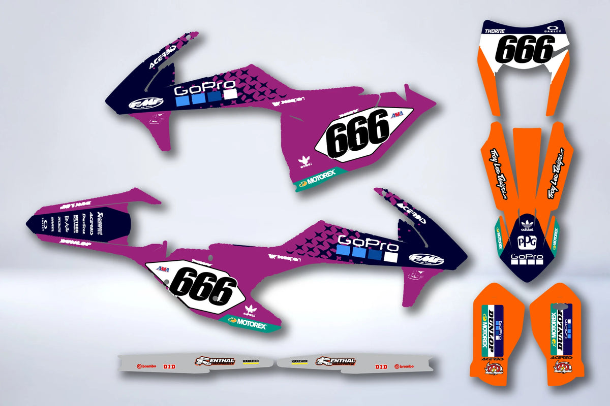 Graphics kit KTM EXC EXC-F SX SX-F 2016-2019 - CYGVAR