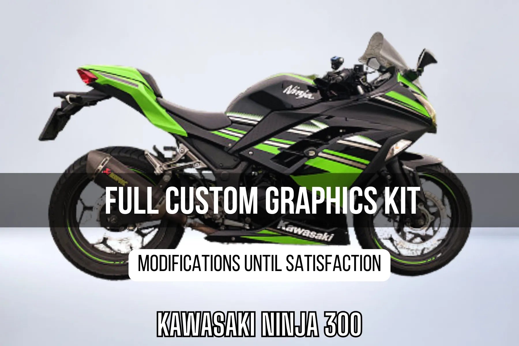 Kawasaki Ninja 300 100% Custom Decal Kit - Main Image