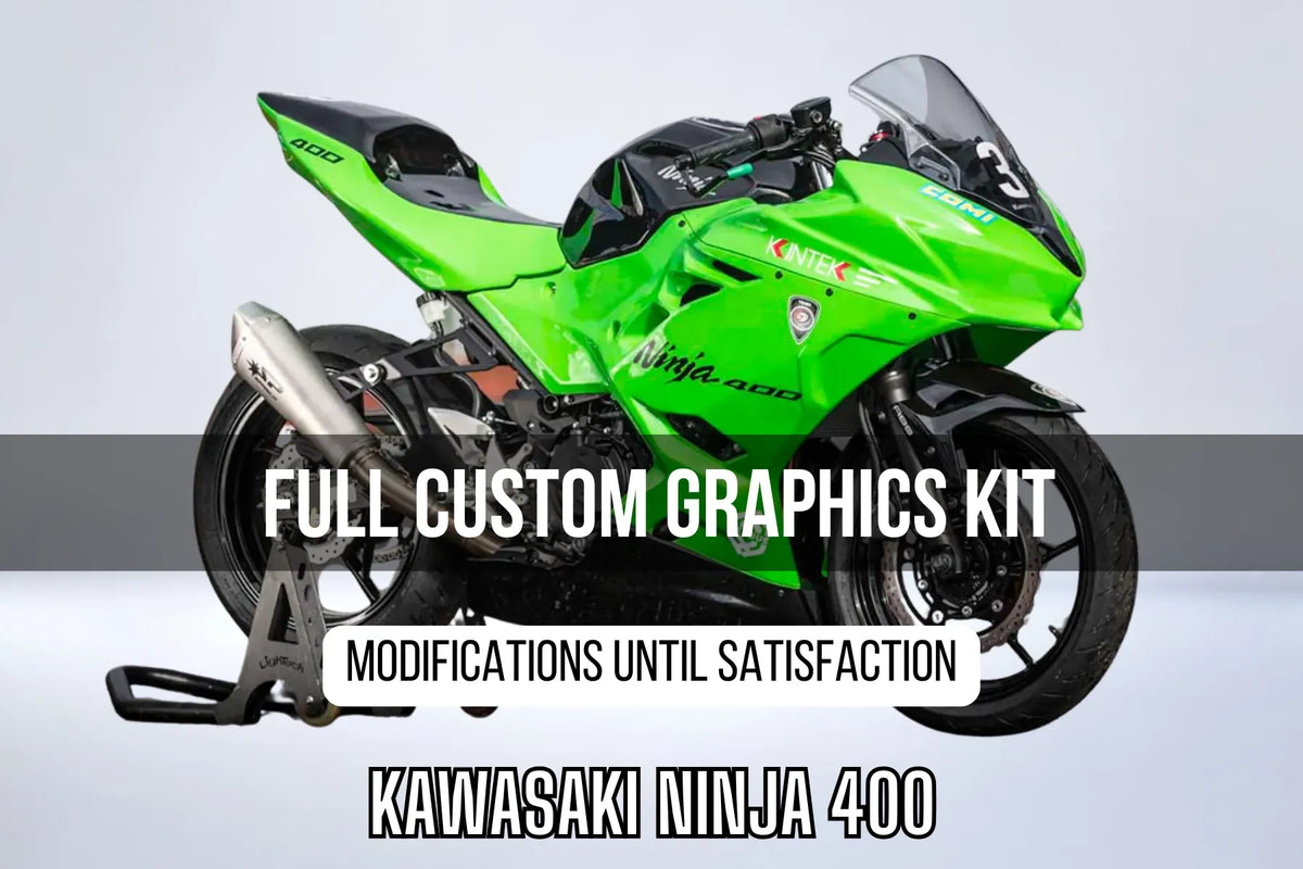 Kit Déco KAWASAKI NINJA 400 100% personnalisé