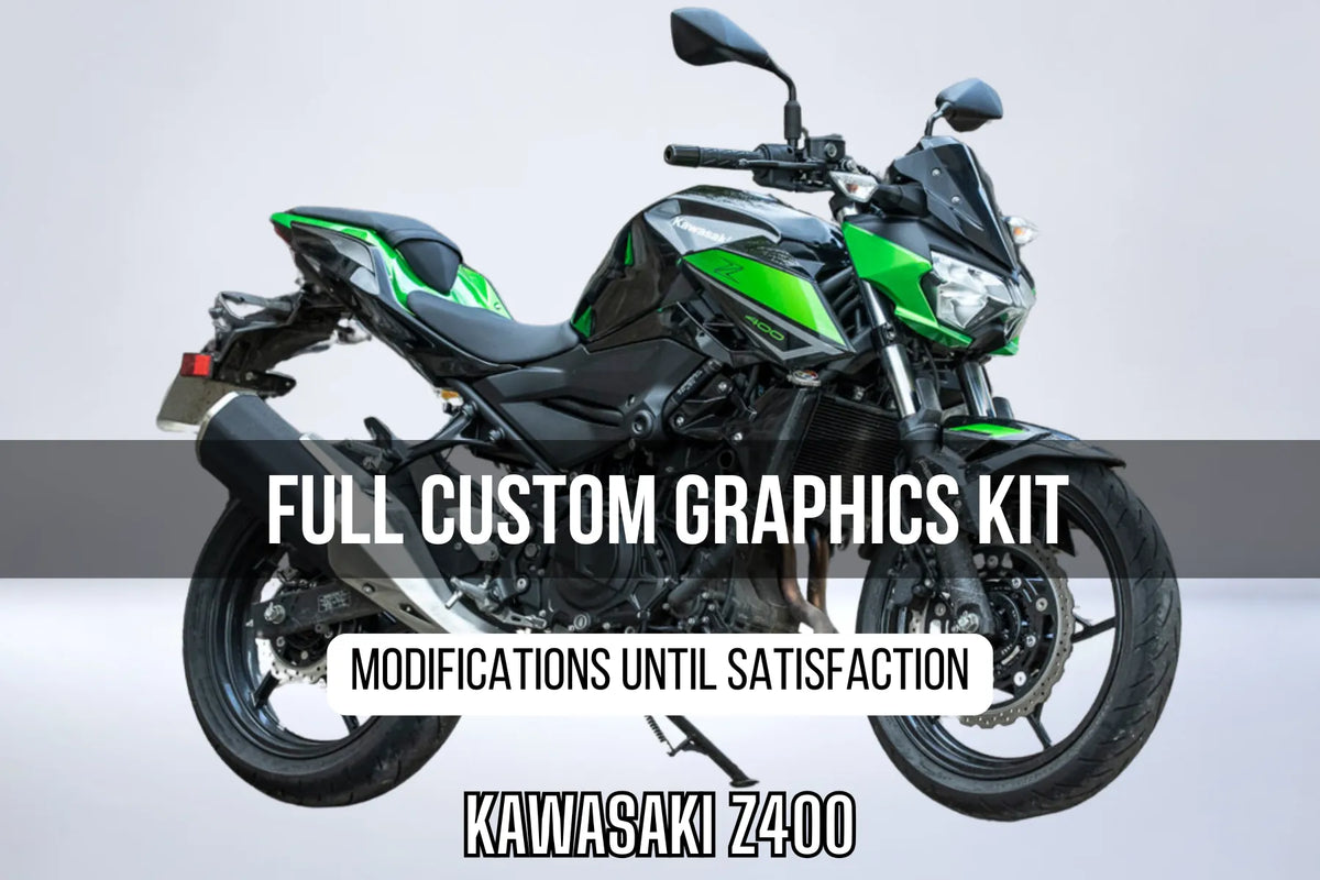 Kit Déco KAWASAKI Z400 100% personnalisé