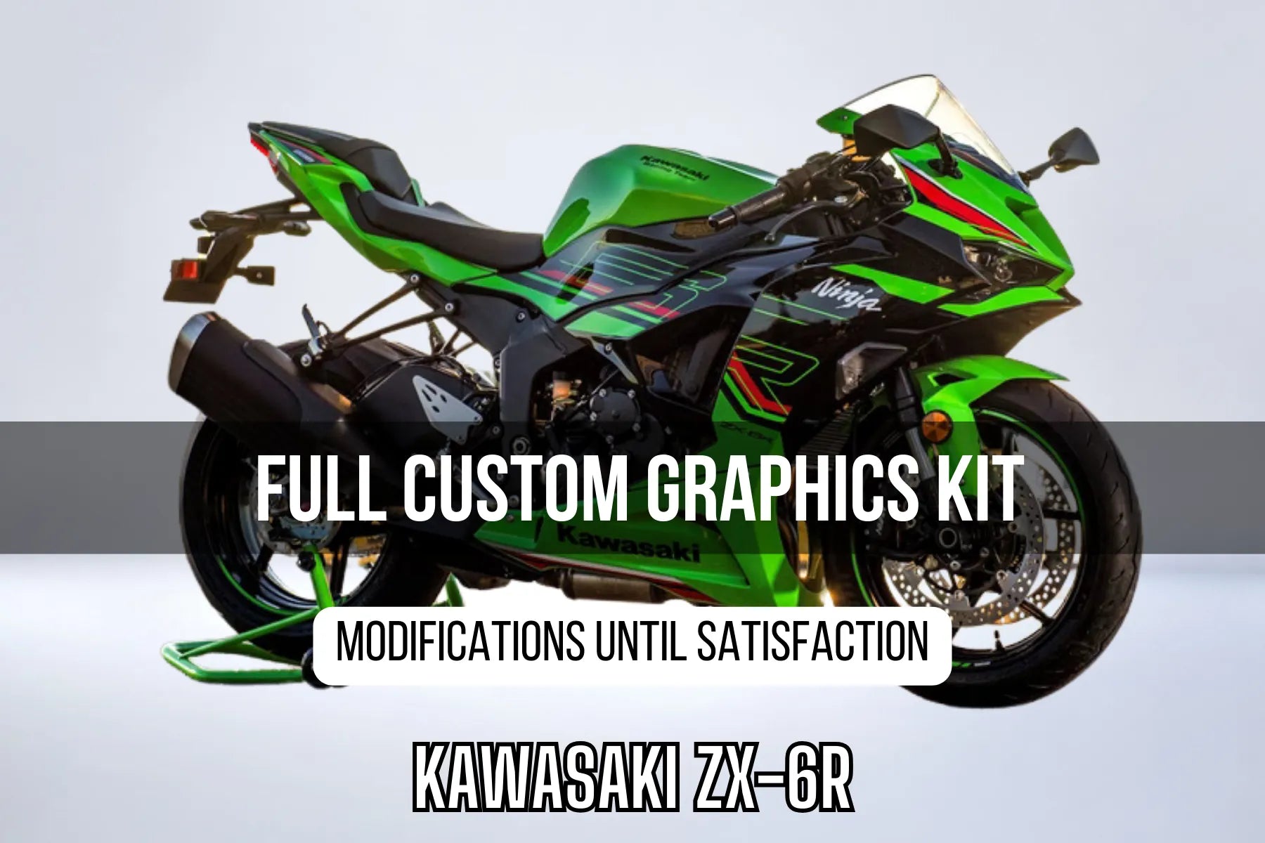 Kawasaki ZX-6R 100% Custom Deco Kit