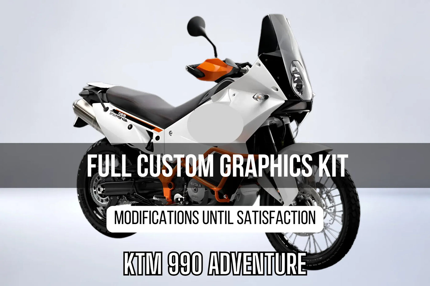 KTM 990 ADVENTURE 100% custom Decal Kit