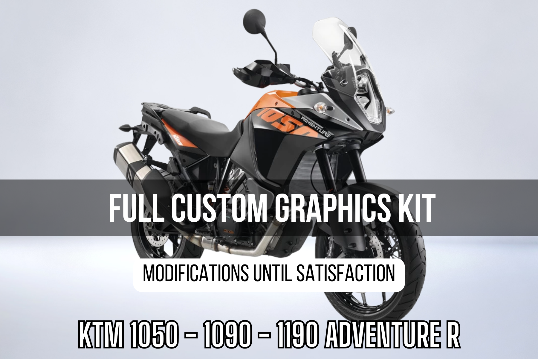 KTM 1050 1090 1190 ADVENTURE R 100% Custom Decoration Kit