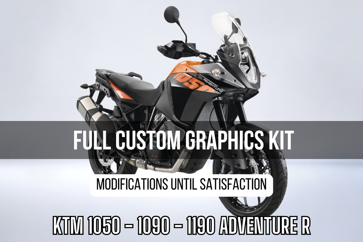KTM 1050 / 1090 / 1190 ADVENTURE R Deco Kit 100% custom