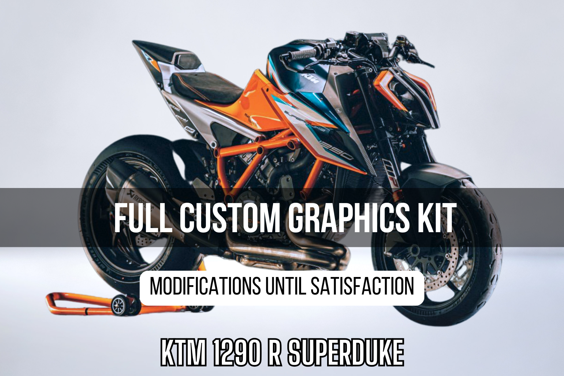 KTM 1290 R SUPERDUKE 100% Custom Decal Kit
