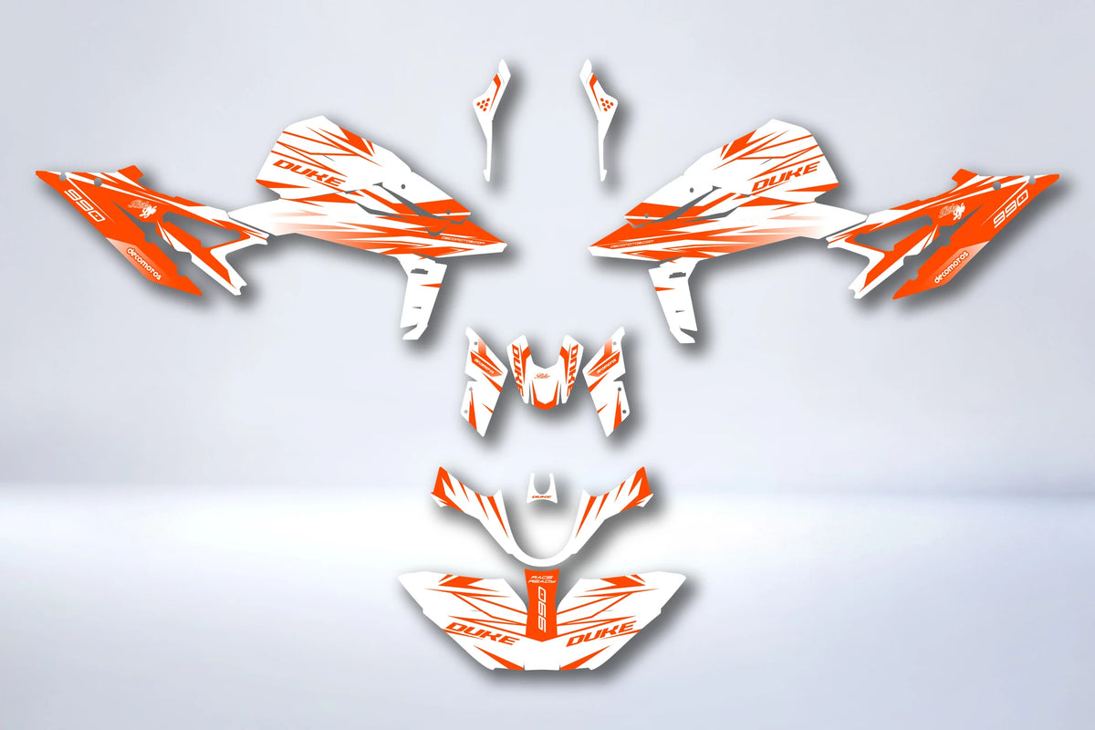 Dekor-Kit KTM 990 DUKE 2024-2025 - COMÈTE