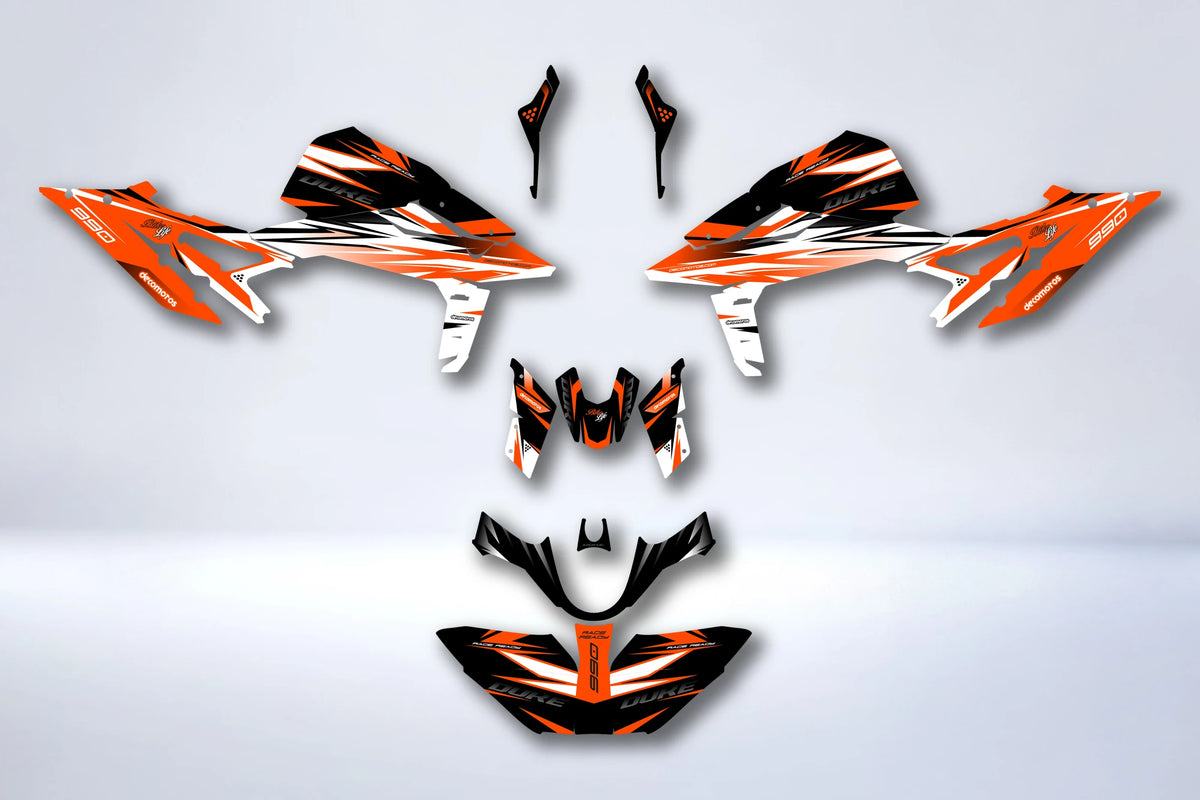 Dekor-Kit KTM 990 DUKE 2024-2025 - COMÈTE