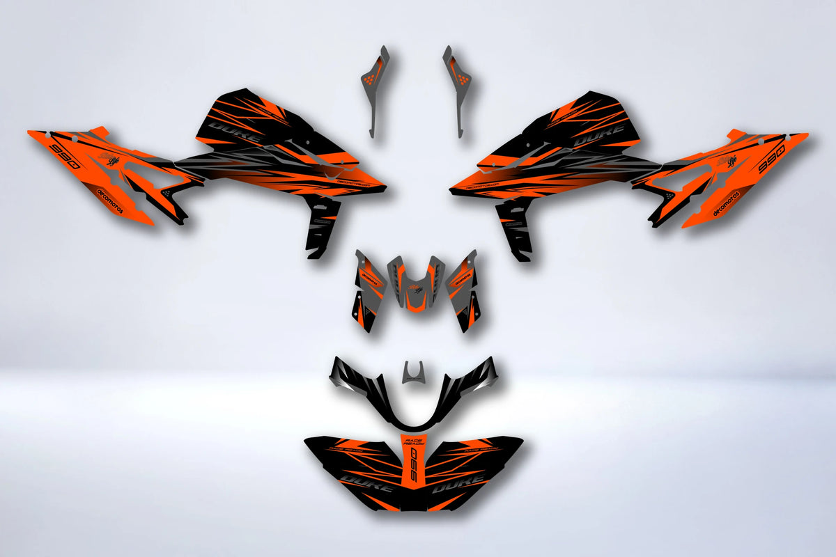 Dekor-Kit KTM 990 DUKE 2024-2025 - COMÈTE