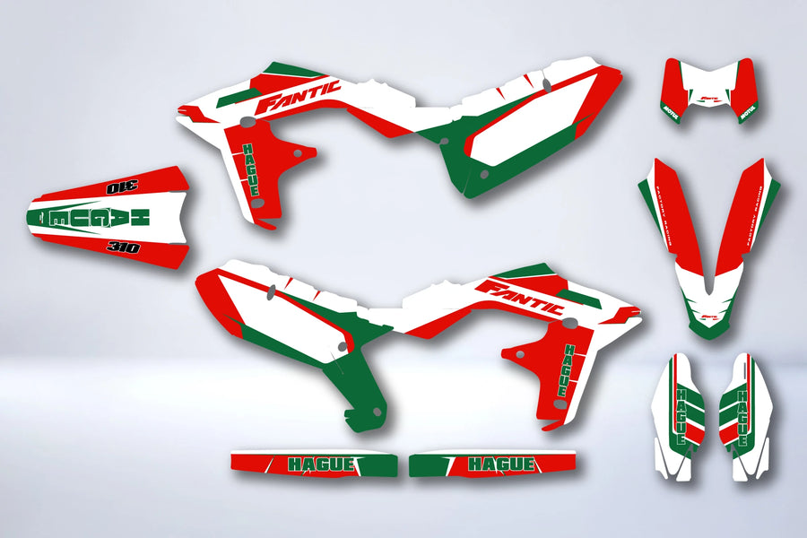 Dekor-Kit FANTIC XXF 250 / 450 2021-2024 - TRICOLORE