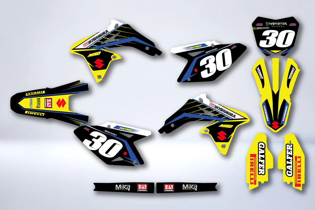 Kit Déco SUZUKI RMZ 450 2008-2017 - INDIGO