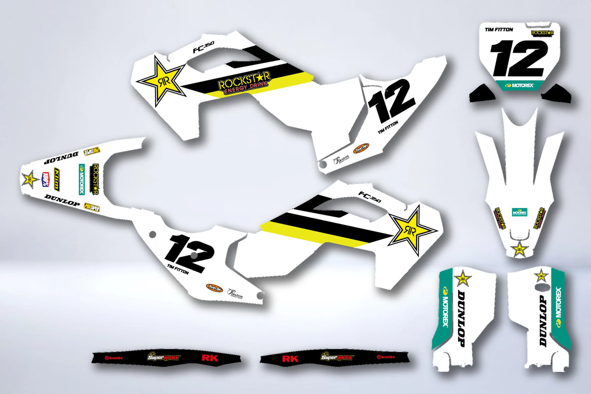 Dekor-Kit HUSQVARNA FC/TC 2023-2024 & TE/FE 2024-2025 - VISZIX