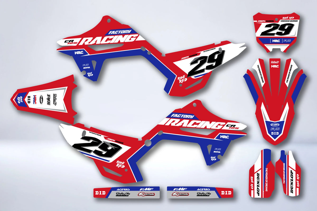 Kit Déco HONDA CR 125 / 250 2002-2012 RESTYLE POLISPORT 2024 - KRYKOR