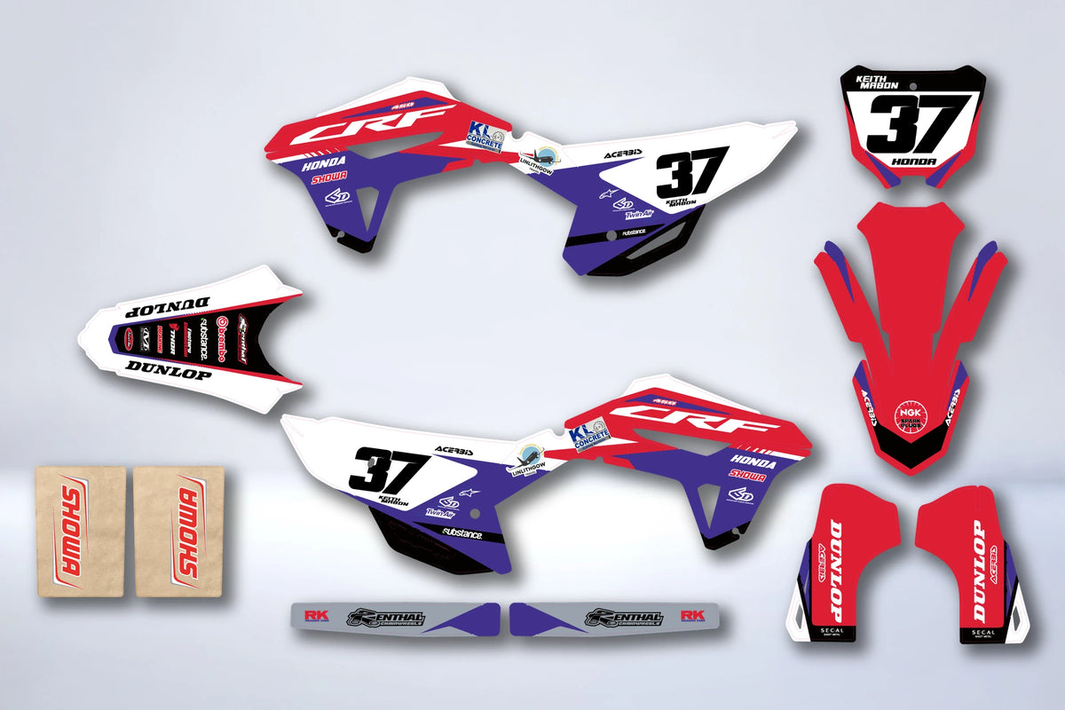 Dekor-Kit HONDA CRF 250 2022-2024 & CRF 450 2021-2024 - FYRVOK