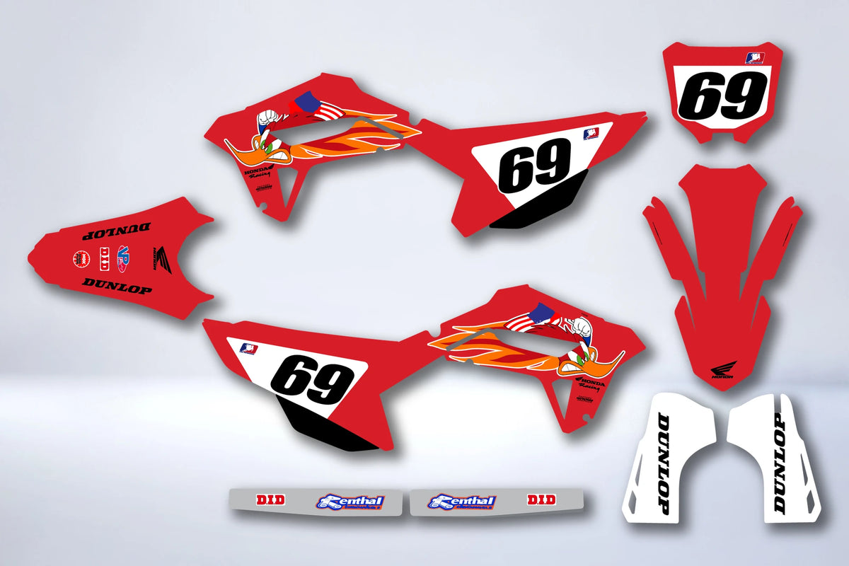 Dekor-Kit HONDA CRF 250 2022-2024 & CRF 450 2021-2024 - PALDOR