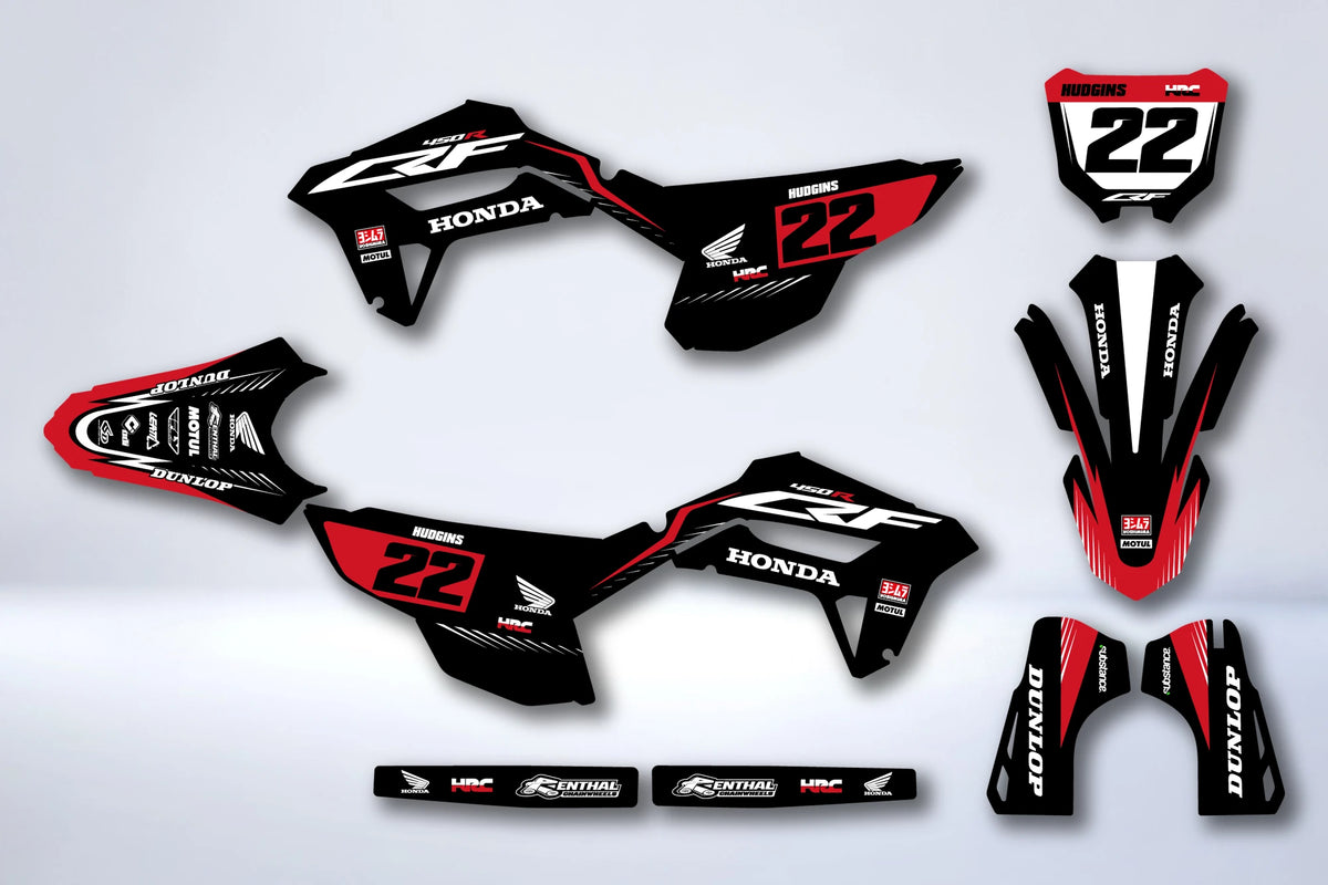 Dekor-Kit HONDA CRF 250 2022-2024 & CRF 450 2021-2024 - RAVZEN