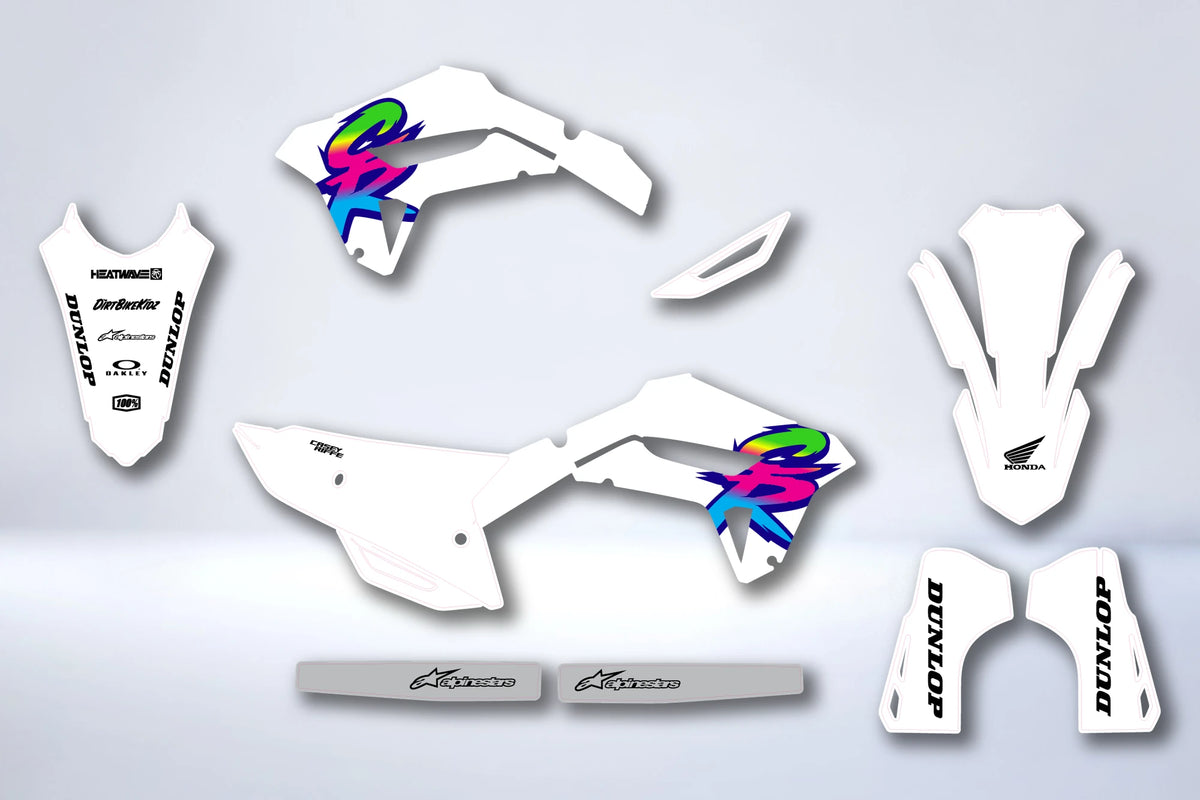 Dekor-Kit HONDA CRF 250 2022-2024 & CRF 450 2021-2024 - FERHIX