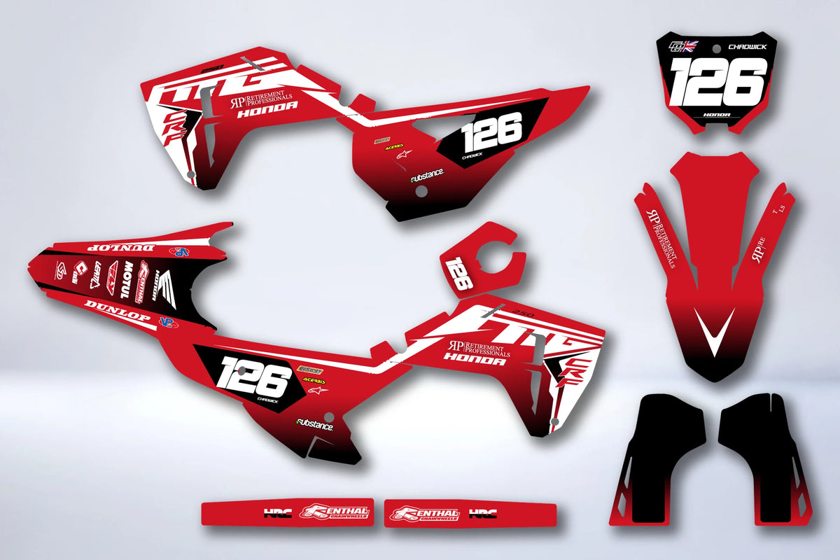Dekor-Kit HONDA CRF 250 & CRF 450 2025-2026 - WARNOX