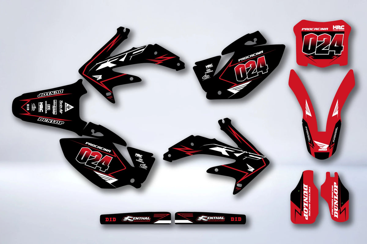 Dekor-Kit HONDA CRF 450 2005-2008 - CALXON