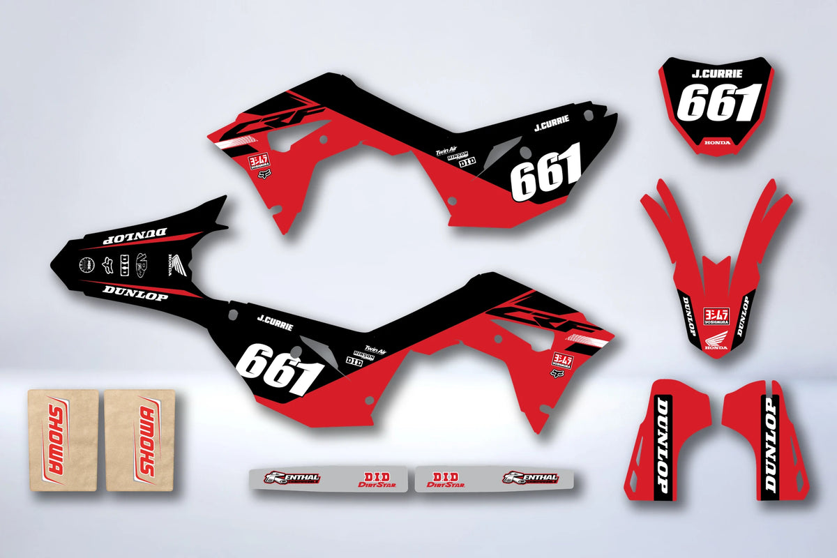 Dekor-Kit HONDA CRF 450 2017-2020 CRF 250 2018-2021 - VORVIX