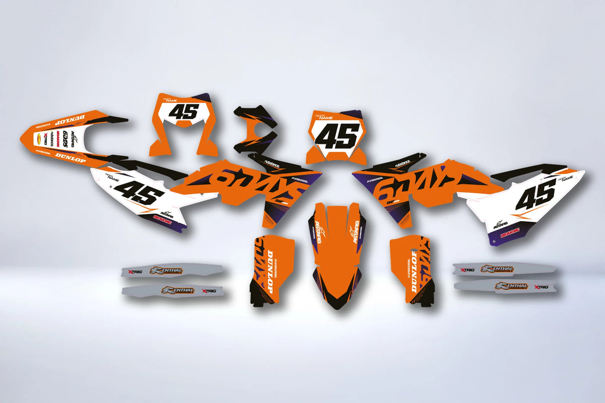 Kit Déco KTM EXC EXC-F SX SX-F 2023-2025 - GLAZOR