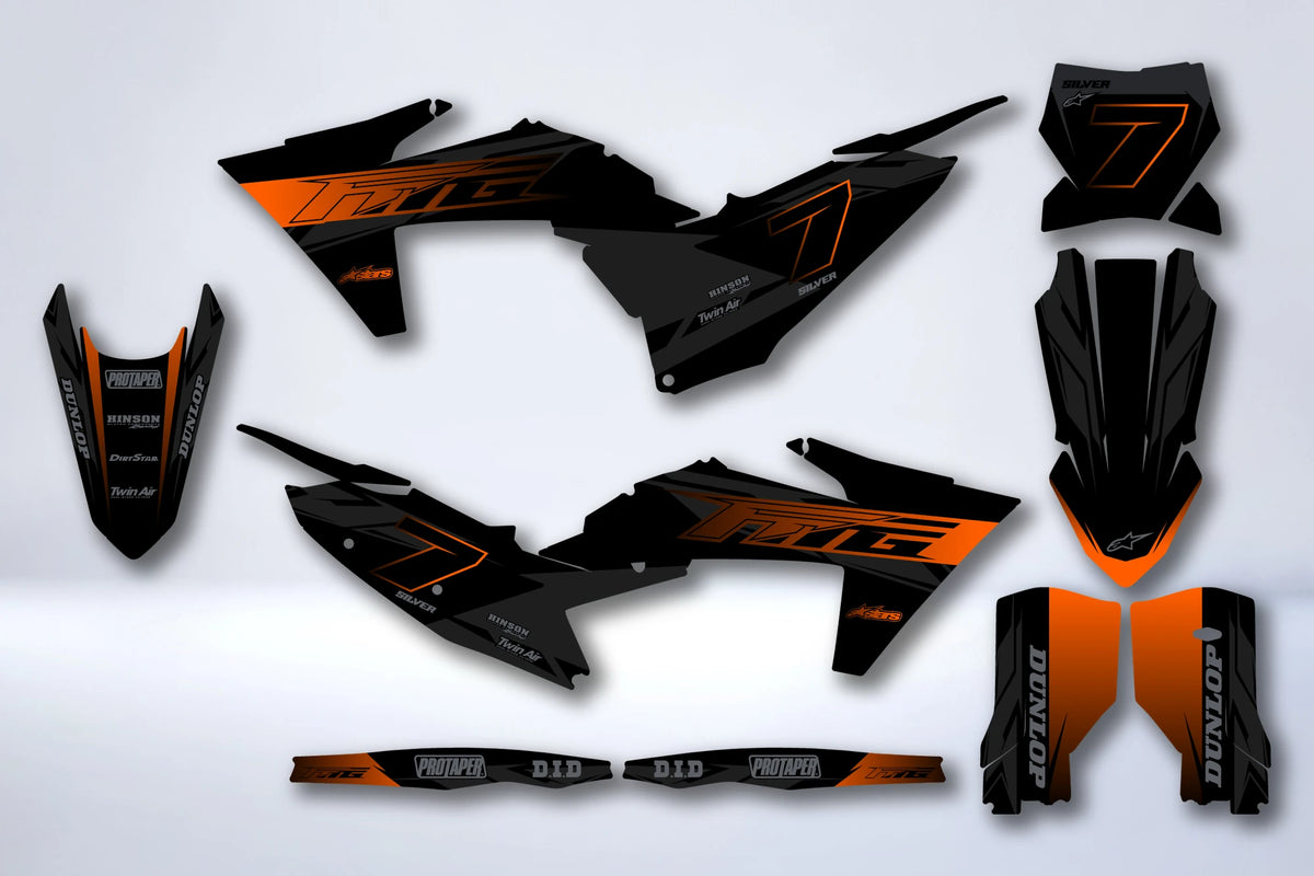 Kit Déco KTM EXC EXC-F SX SX-F 2023-2025 - MUDLEX