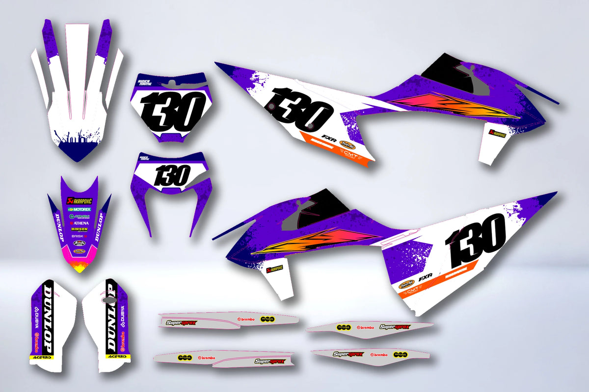 Dekor-Kit KTM EXC EXC-F SX SX-F 2019-2023 - BRUSYN