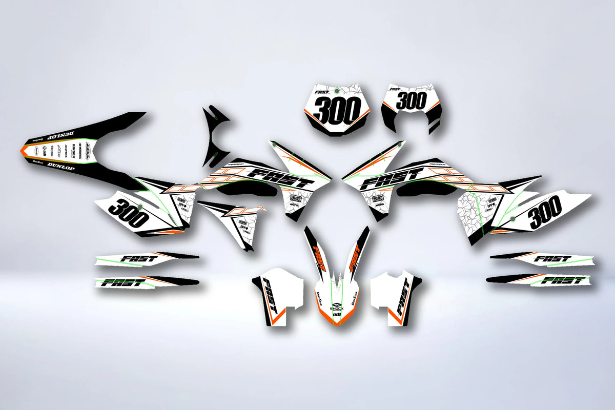 Kit grafiche KTM EXC EXC-F SX SX-F 2011-2013 - GORVIX