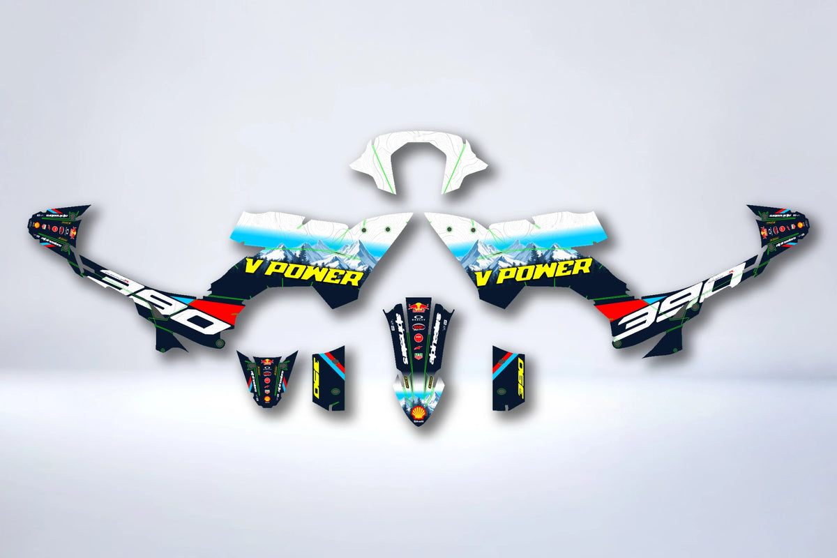 Kit Déco KTM 125 / 390 DUKE 2011-2026 - DELMAX