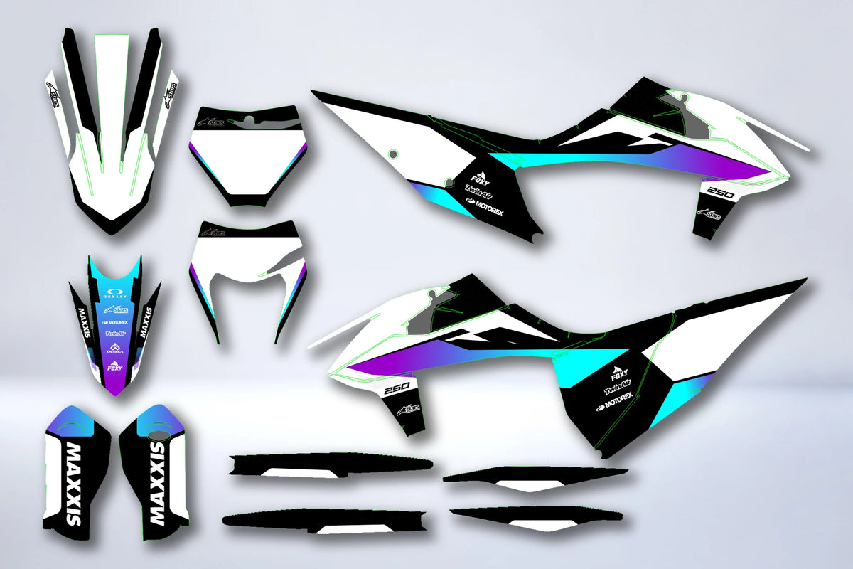 Kit de adhesivos KTM EXC EXC-F SX SX-F 2019-2023 - ROKDRIX