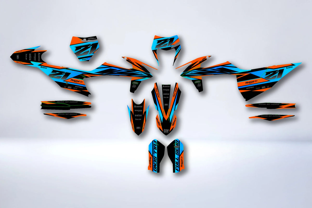 Kit autocolantes KTM EXC EXC-F SX SX-F 2019-2023 - XORLOR
