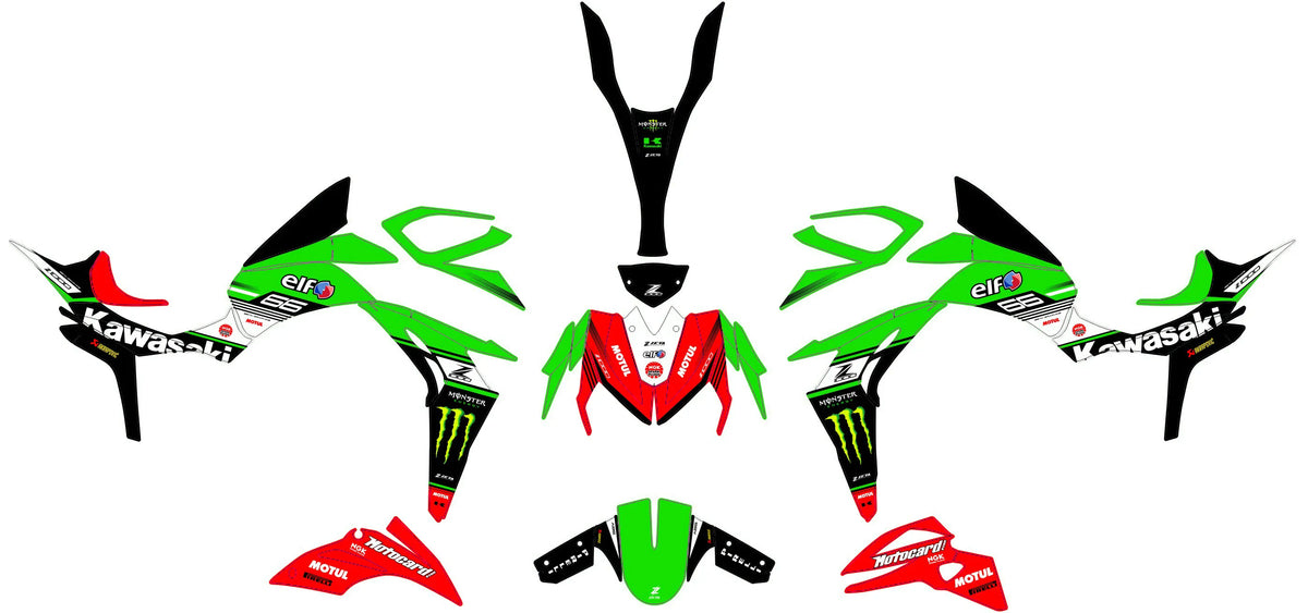 kit grafiche KAWASAKI Z1000 2014-2023 - KALYROS