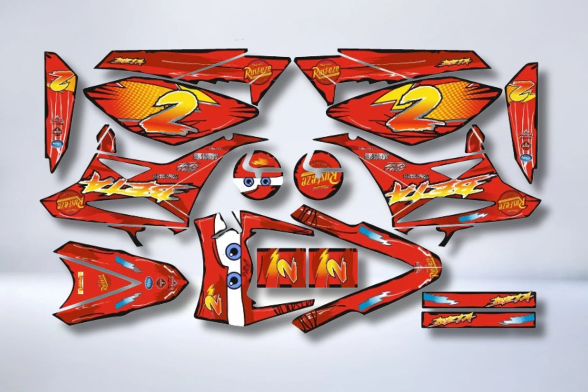 Beta 50 RR 2011-2020 graphics kit - CARS