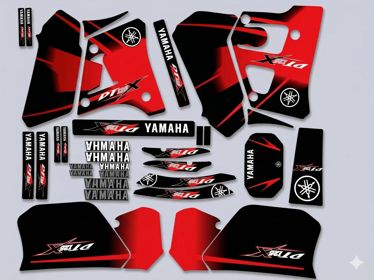 Kit Déco RED – Yamaha DTR 125 1992-2003