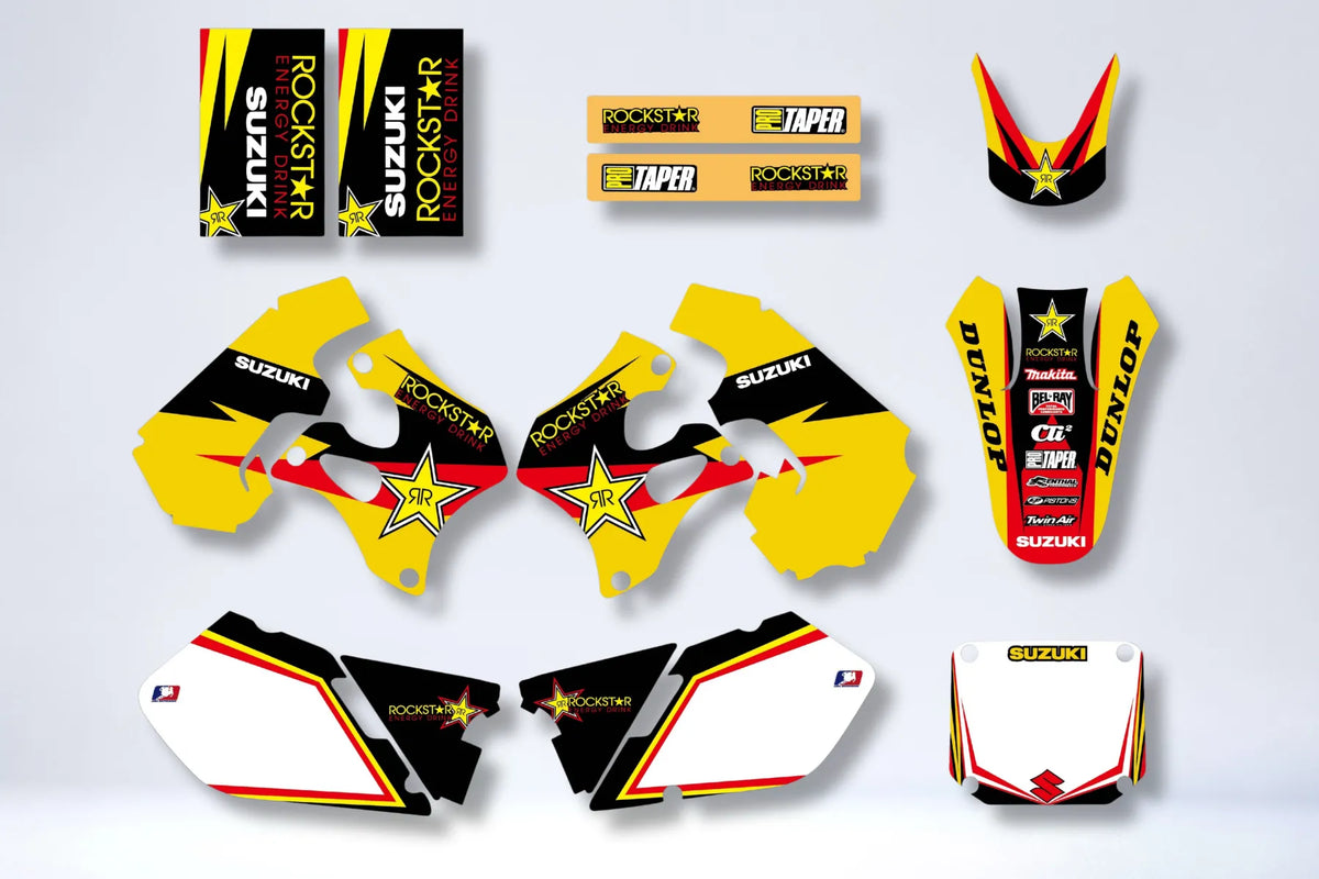 Dekor-Kit SUZUKI RM 125-250 1996-1998 - ROCKSTAR #3
