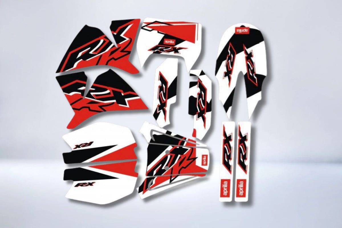 Kit Déco Aprilia RX 50 AVANT 2006 (2004) - RED ORIGINE