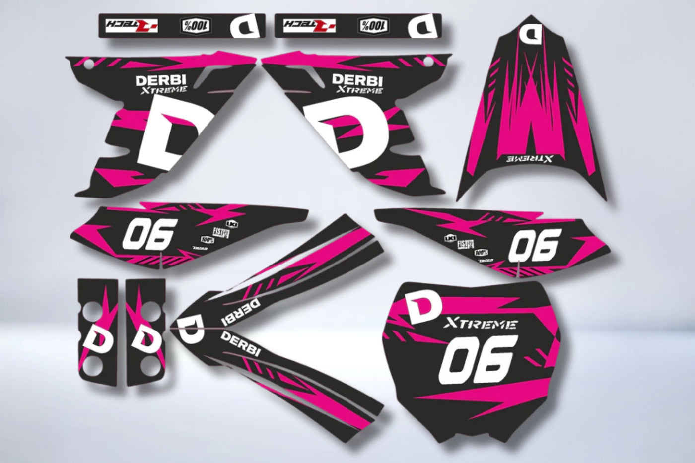 Kit Déco DERBI DRD EVO PINK