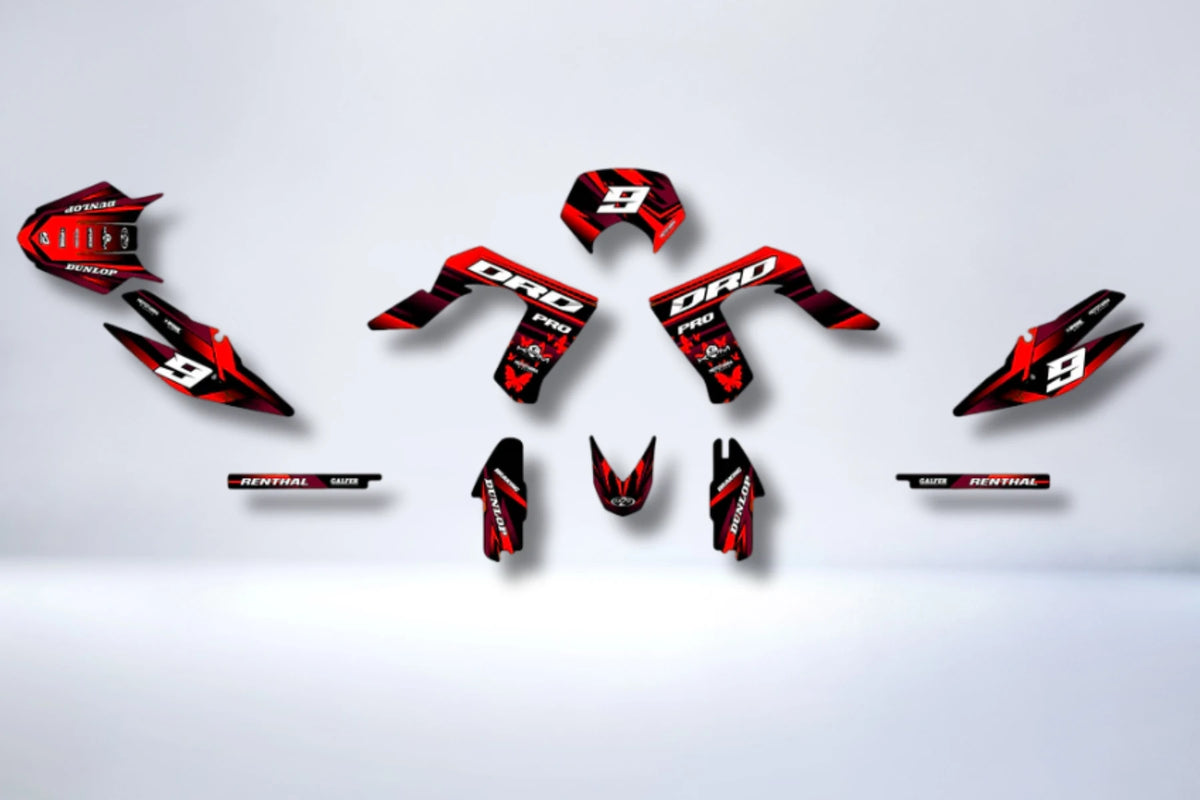Kit Deco DERBI DRD PRO - RED