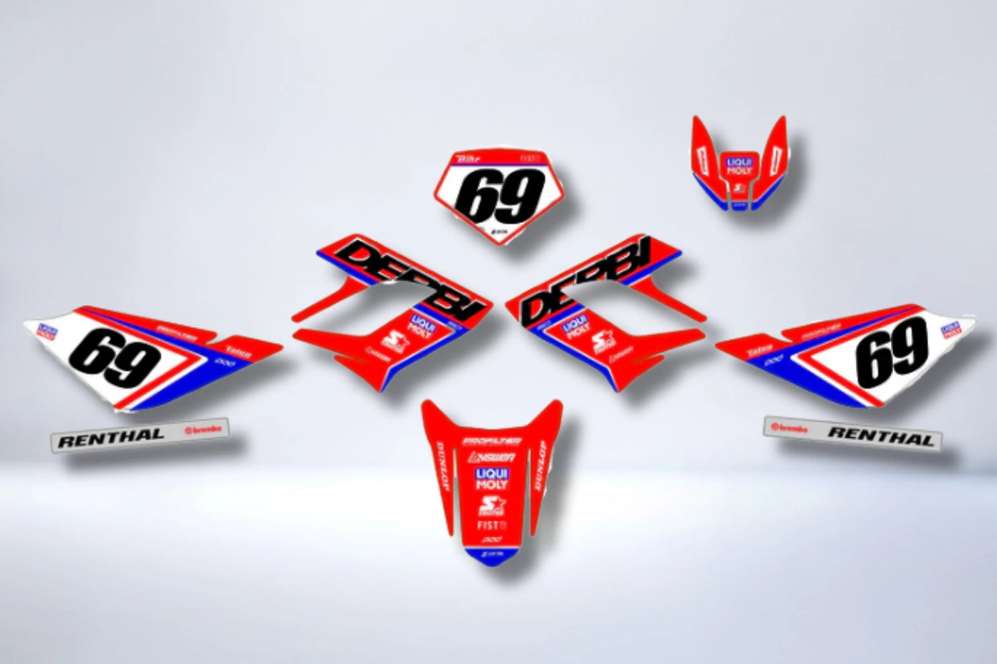 kit grafiche DERBI DRD RACING 2004-2009 - IGNYX