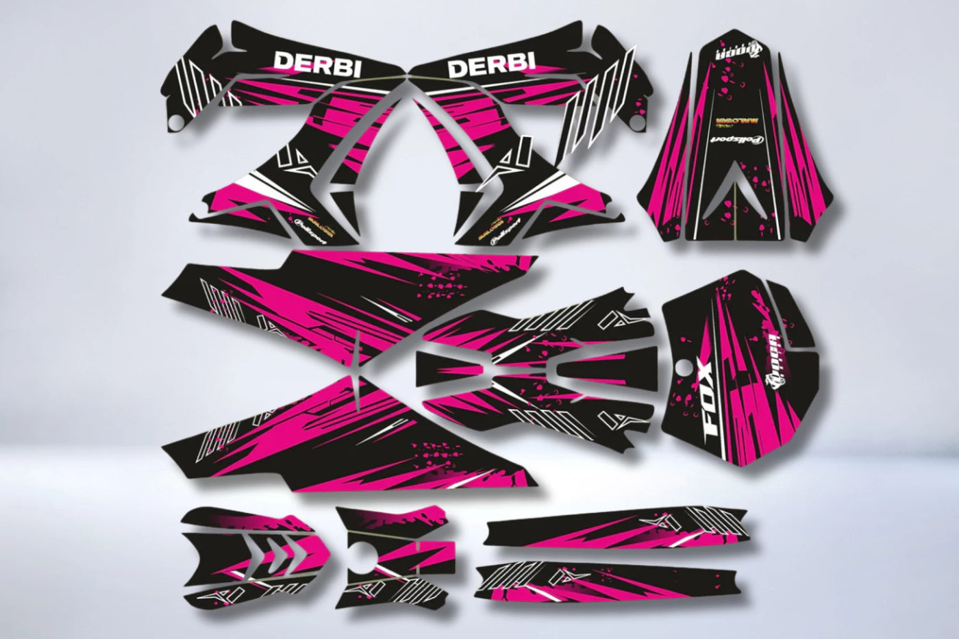 Kit Déco DERBI PLASTIQUE TNT PINK