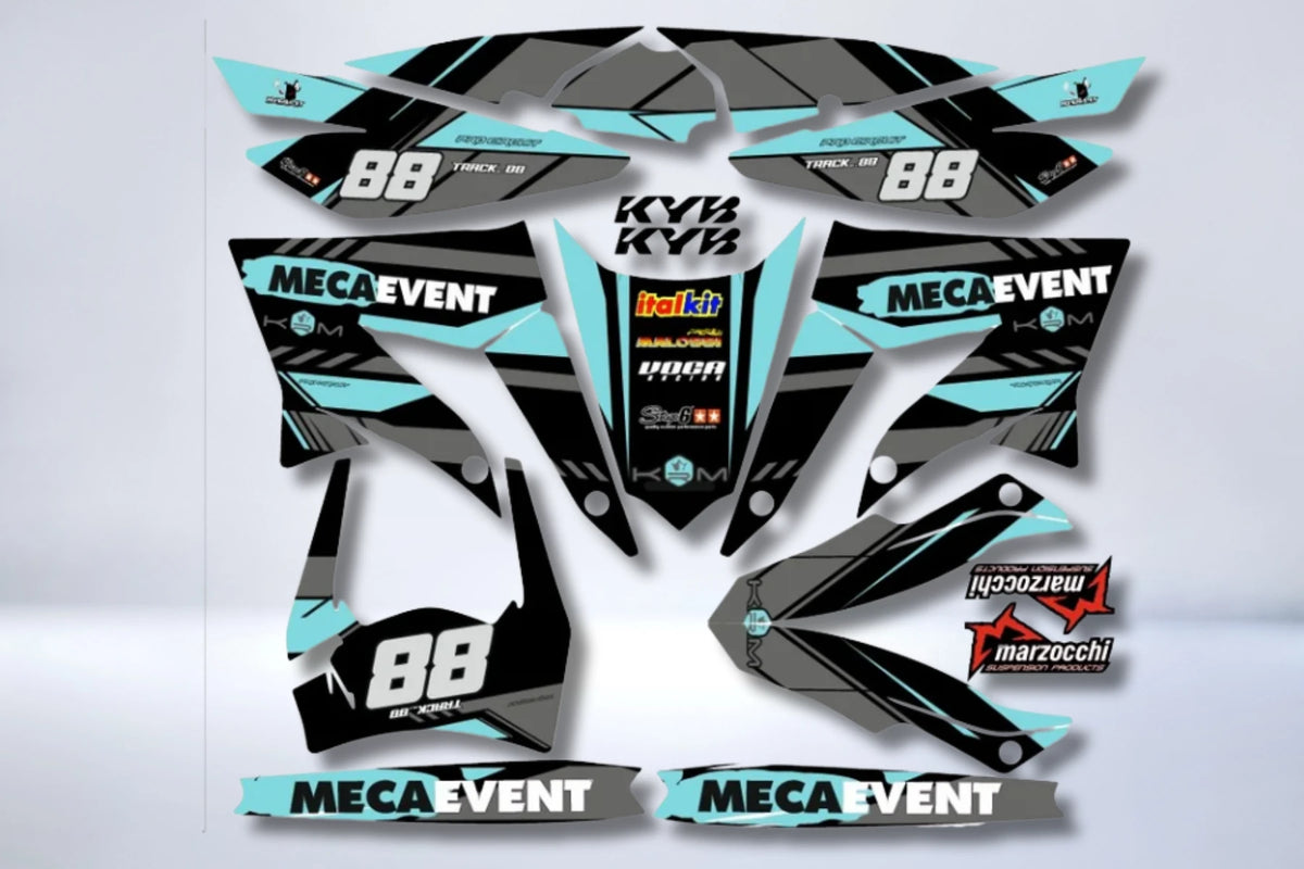 DERBI X-TREME / RACING 2011-2017 Deco Kit - MECA EVENT