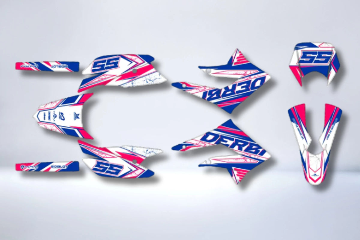 graphics kit DERBI X-TREME / RACING 2011-2017 - VELTRIX