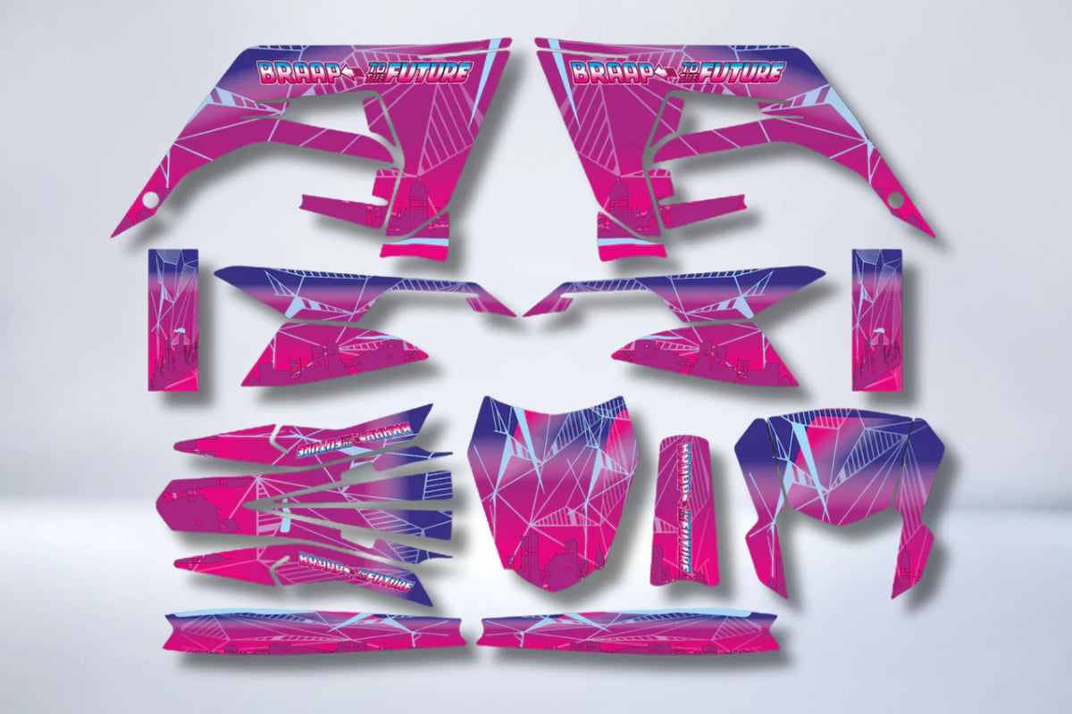 kit gráfico DERBI X-TREME / RACING 2018-2024 - BRAAP