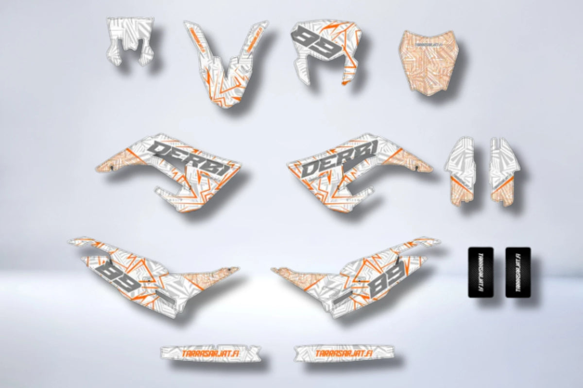 Dekor-Kit DERBI X-TREME / RACING 2018-2024 - CYNORA