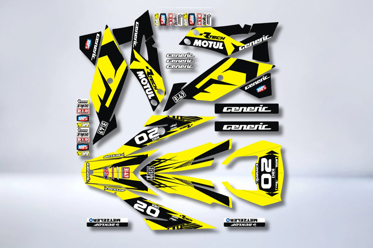 Kit Déco Generic Trigger - JAUNE (non fluo, fluo en option)