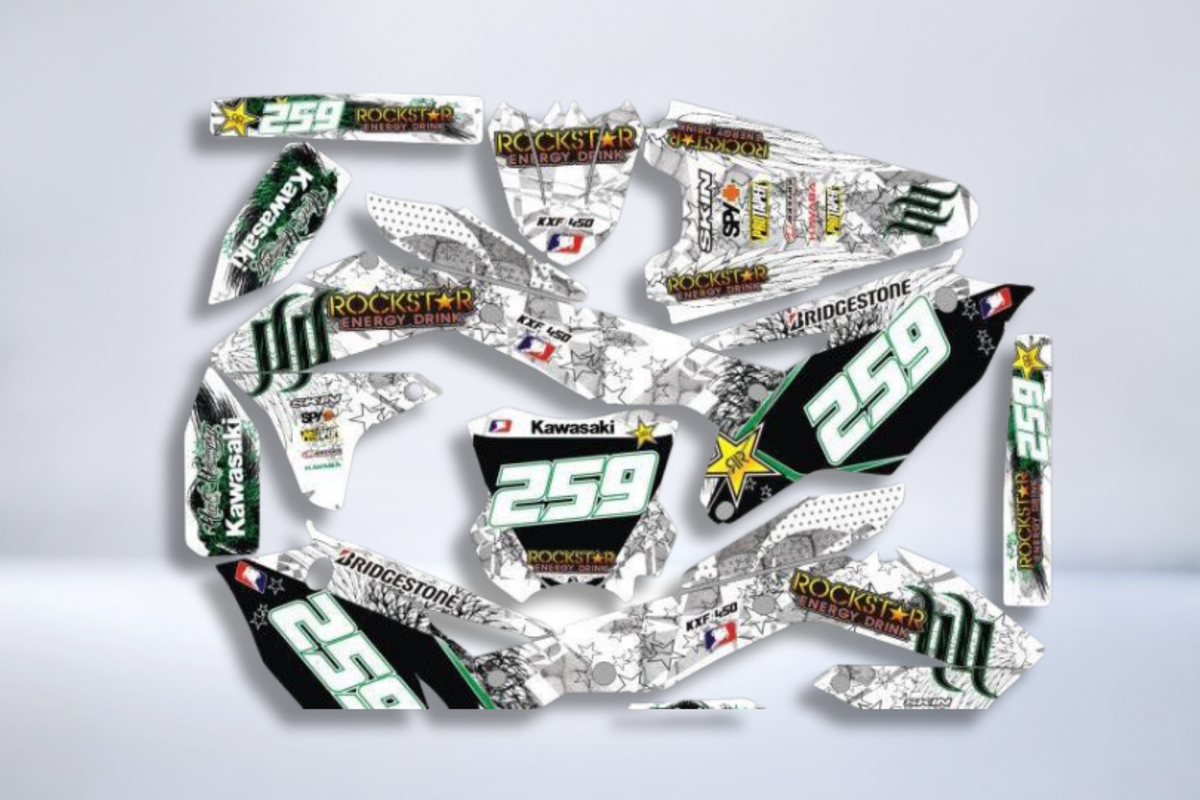 Kit Deco KAWASAKI KXF 450 2016 ROCKSTAR