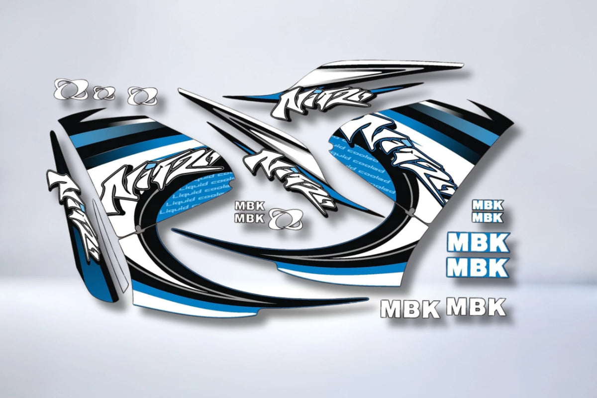 graphics kit MBK NITRO 2010 - BLUE